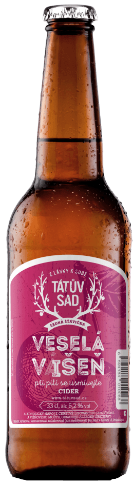 Tátův sad Cider višňový 330 ml