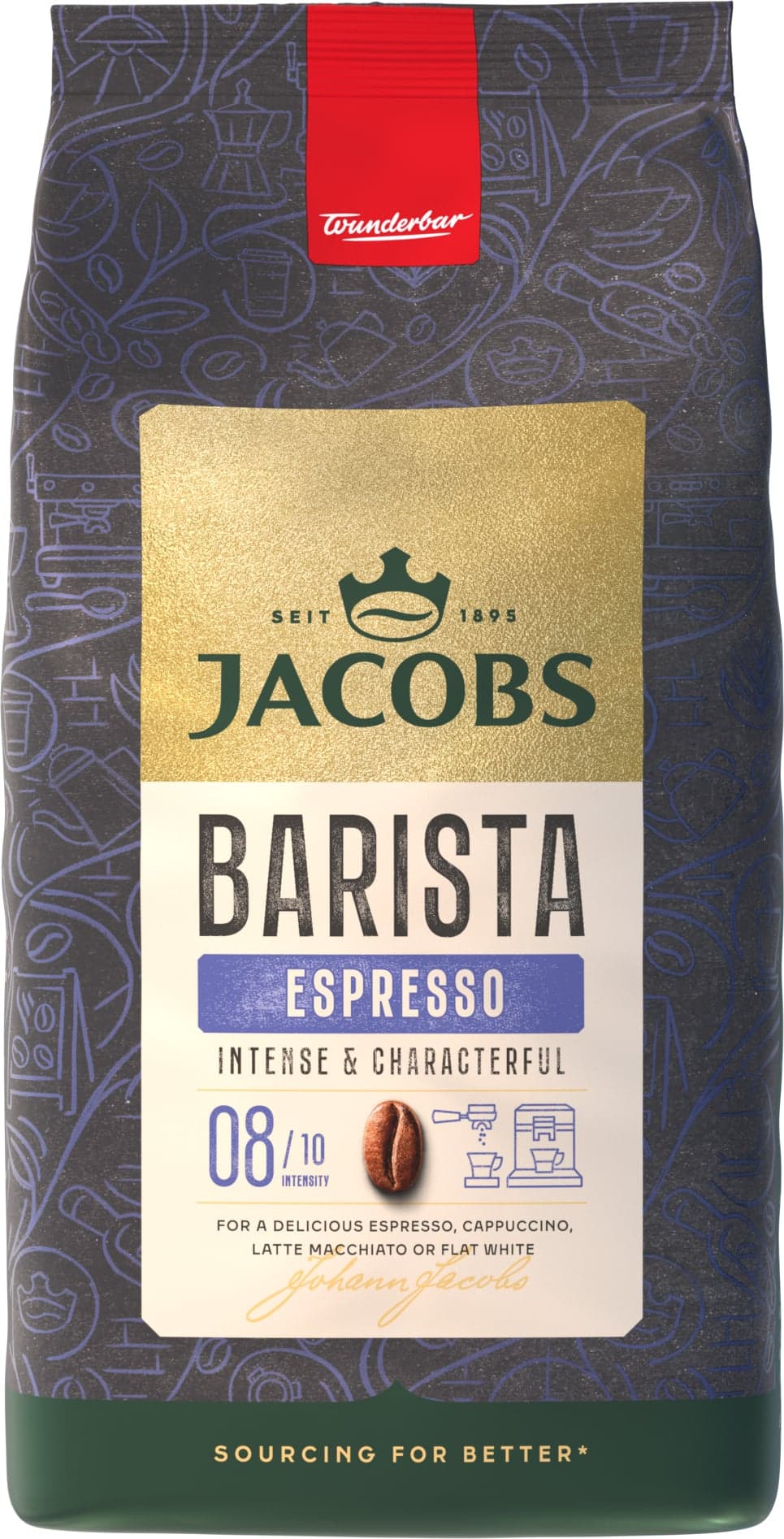 Jacobs Barista Espresso zrnková káva