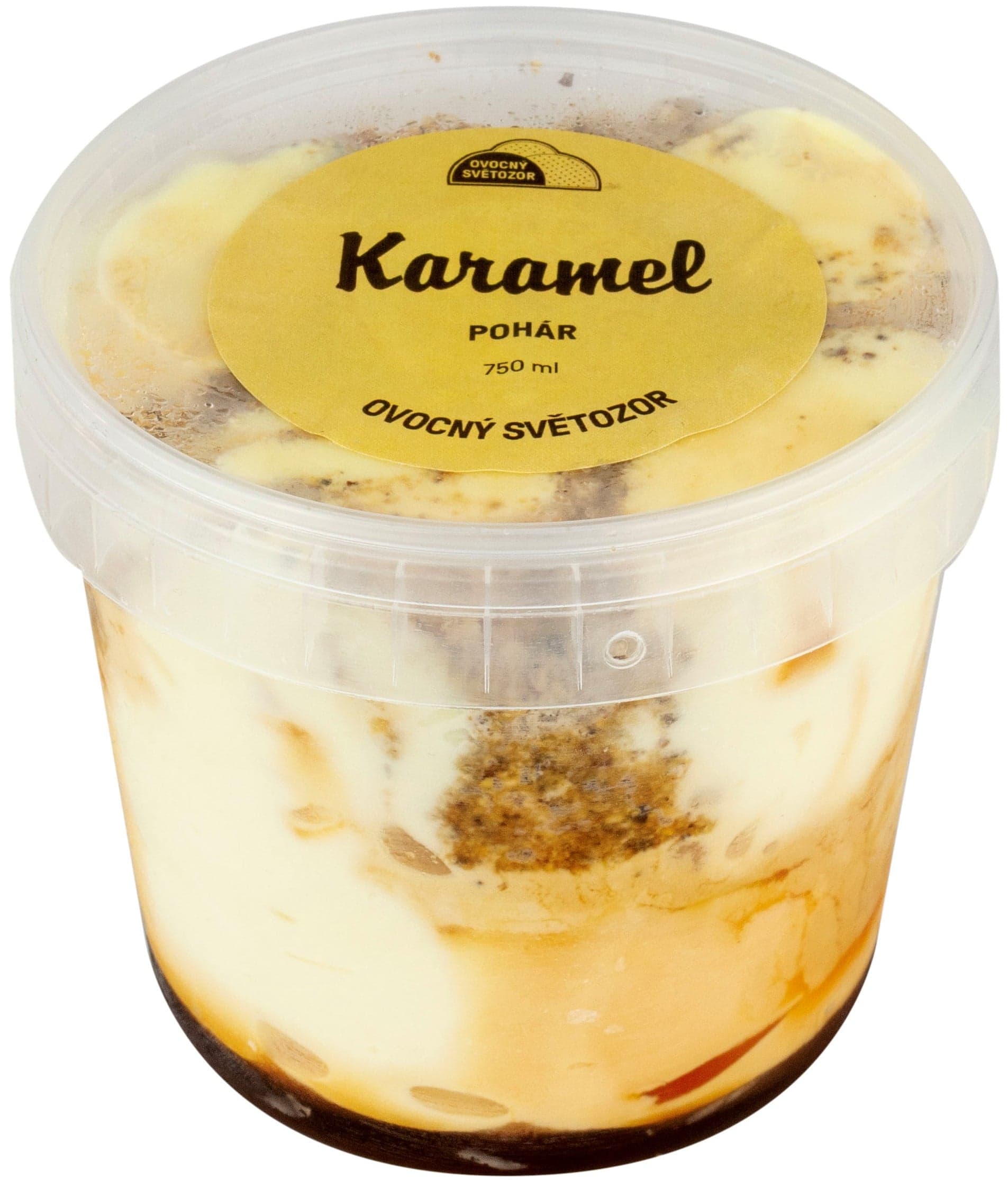 Ovocný Světozor Pohár karamel