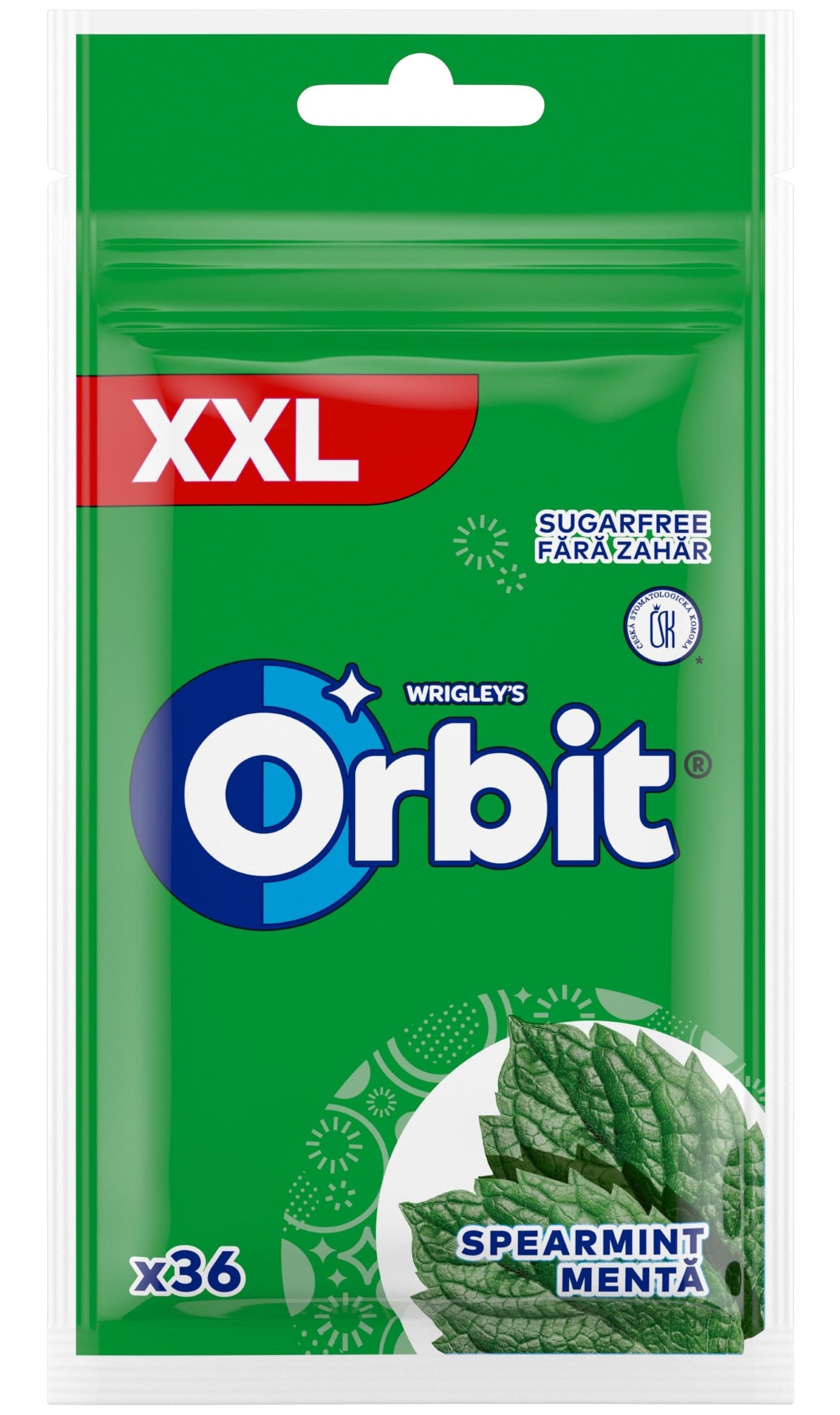 Wrigley's Orbit Žvýkačky bez cukru s příchutí máty