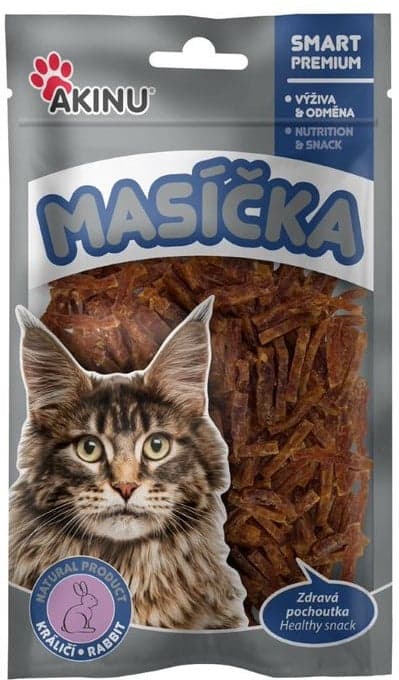 Akinu Králičí nudličky pro kočky