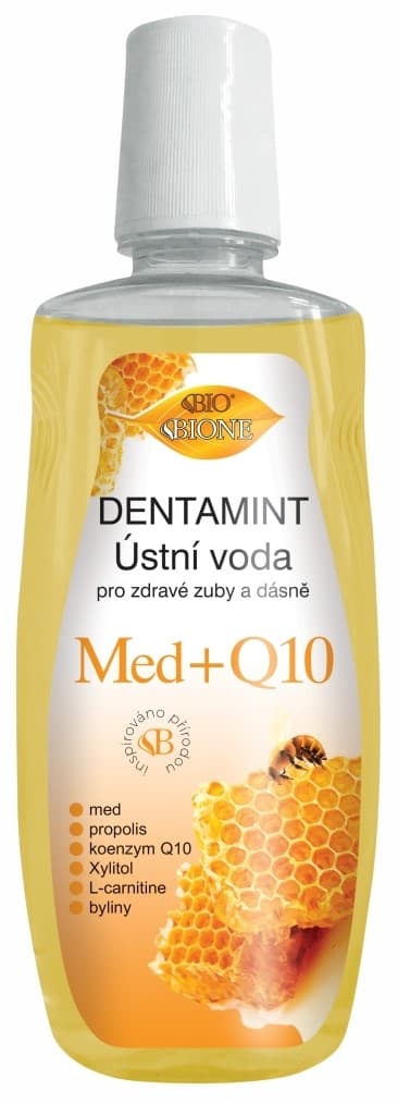 Bione cosmetics BIO Dentamint ústní voda med a propolis