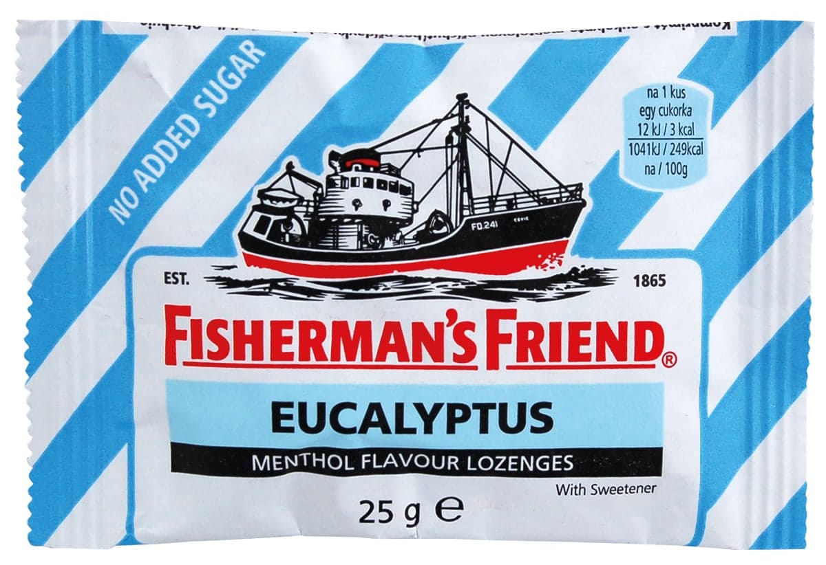 Fisherman's Friend Mentol bez cukru modrý 25 g
