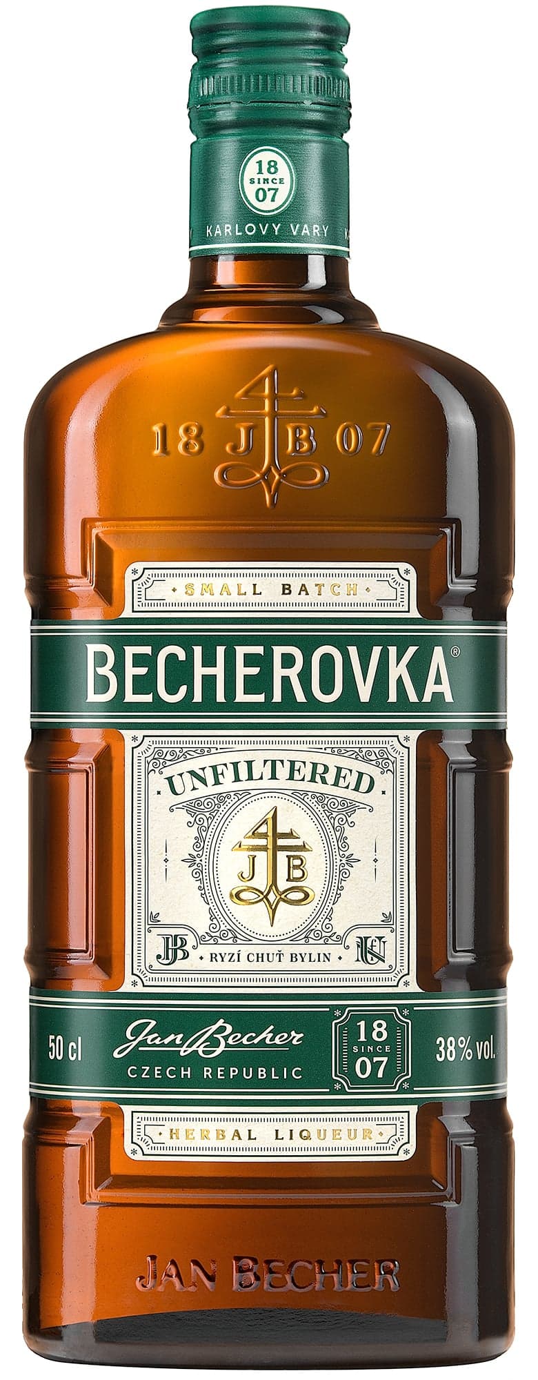Becherovka nefiltrovaná 38% obj.