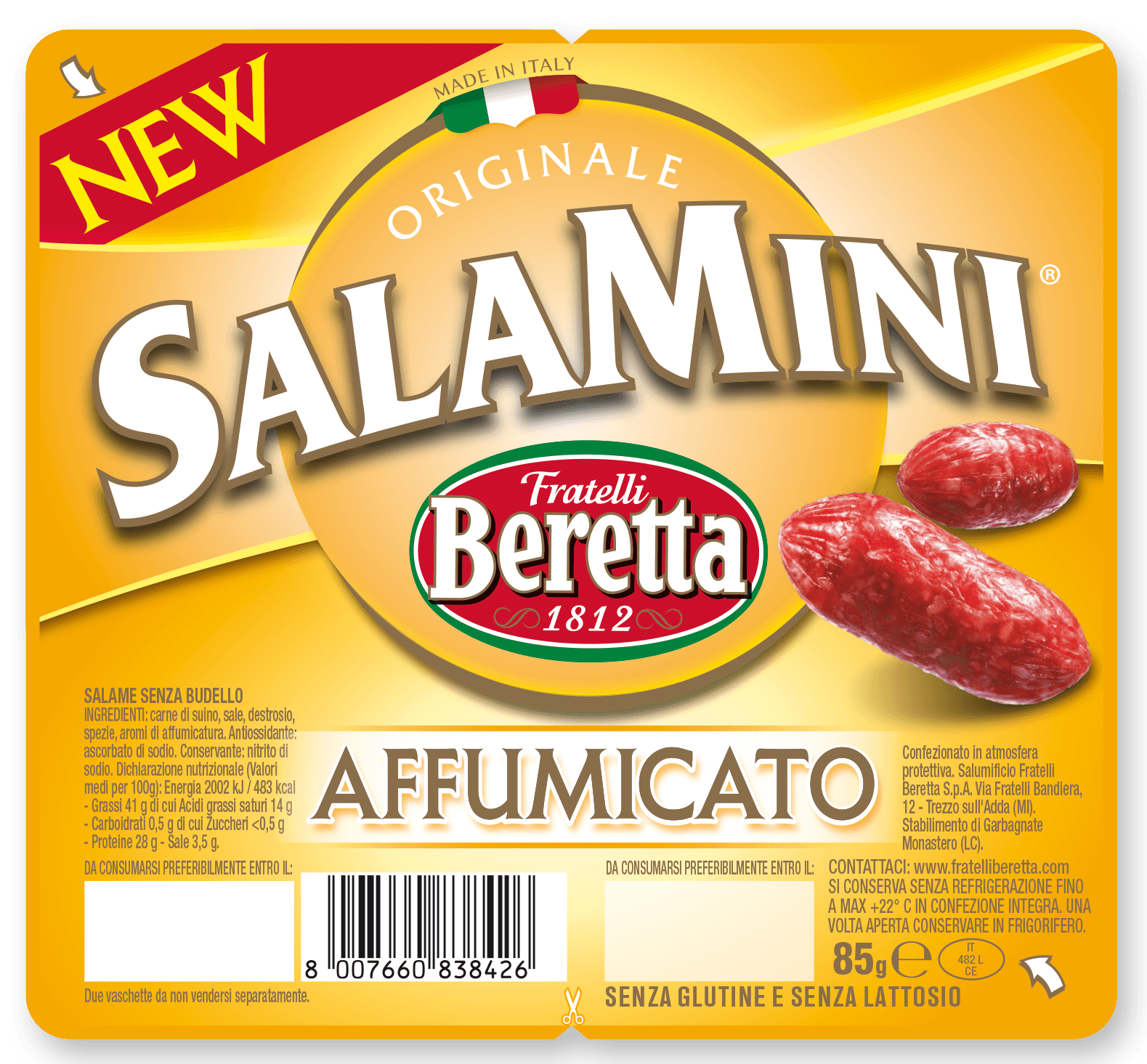 Fratelli Beretta Tapasové SalaMini uzené