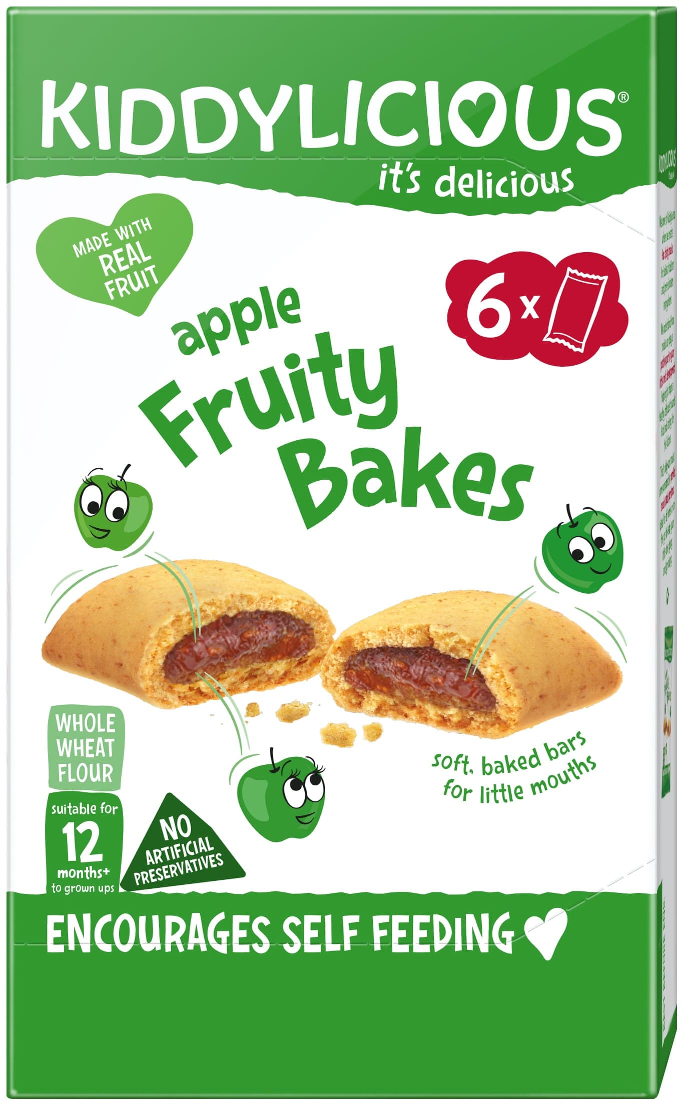 Kiddylicious Koláčky jablečné 132 g