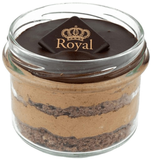 Ovocný Světozor Royal dort ve skleničce