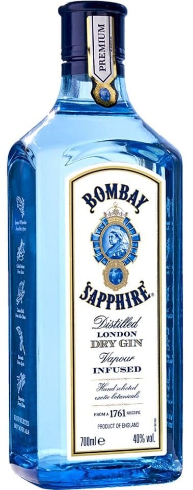 Bombay Sapphire London Dry Gin 40% obj.