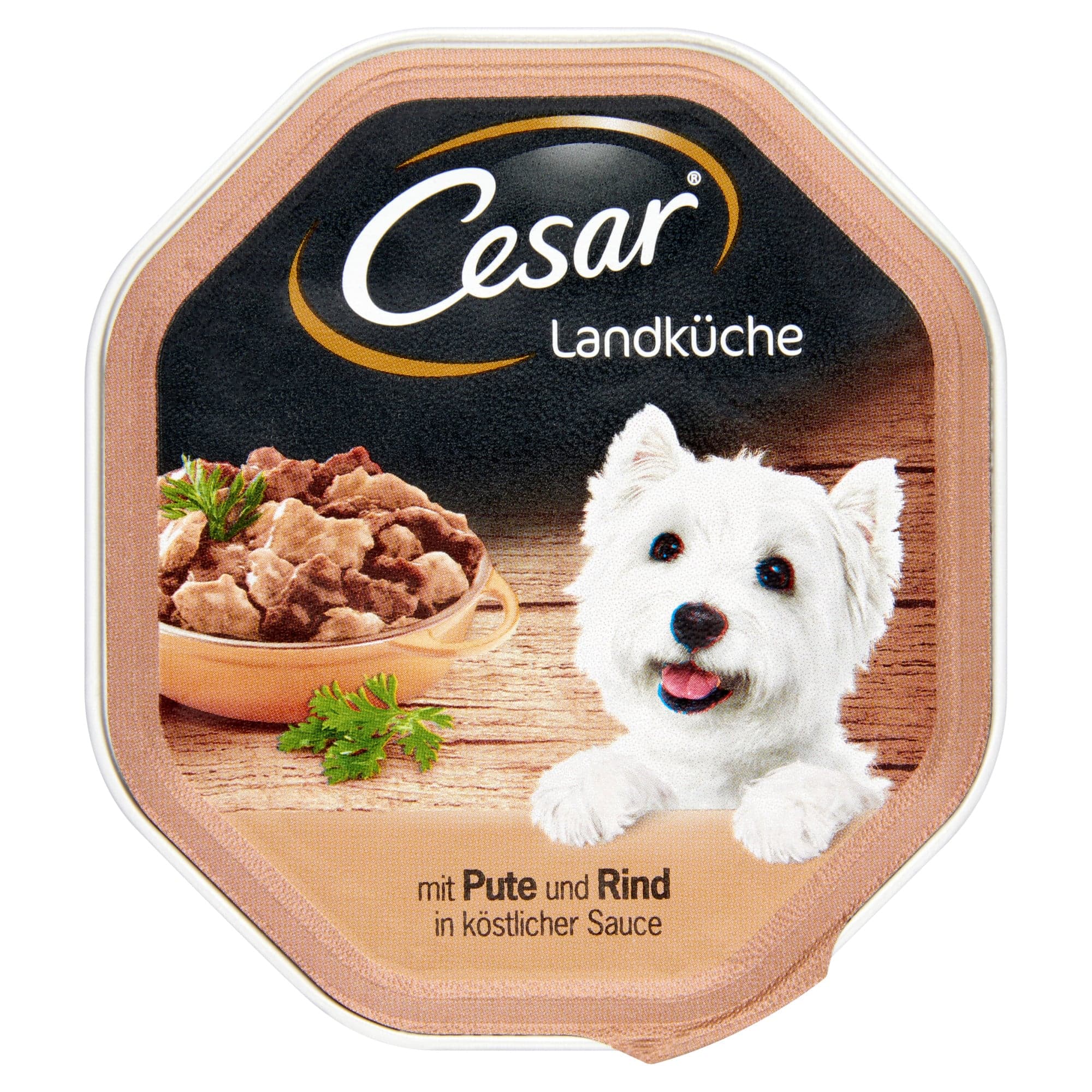 Cesar Vanička s krůtím a hovězím masem v omáčce pro psy 150 g