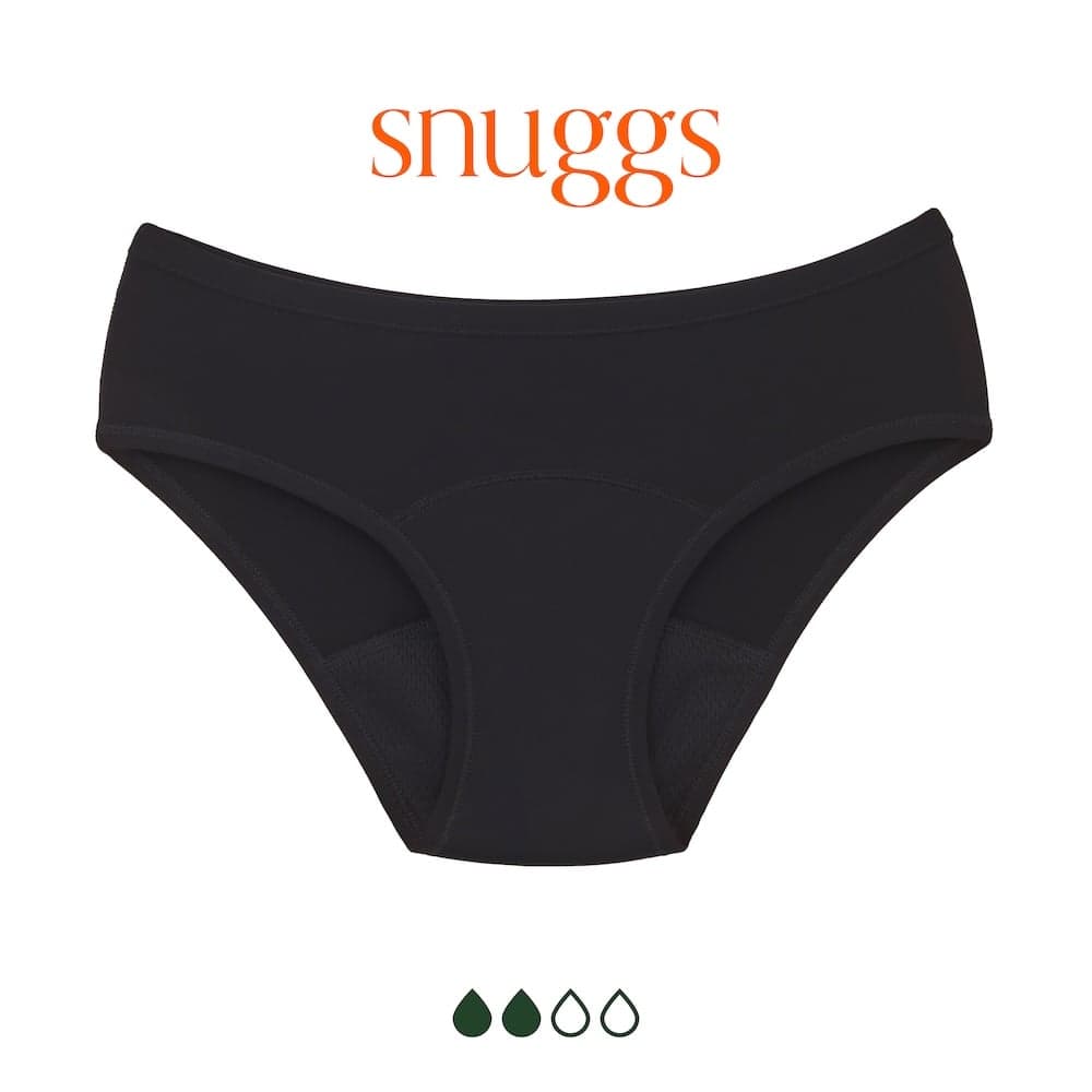 Snuggs Menstruační kalhotky S pro střední menstruaci