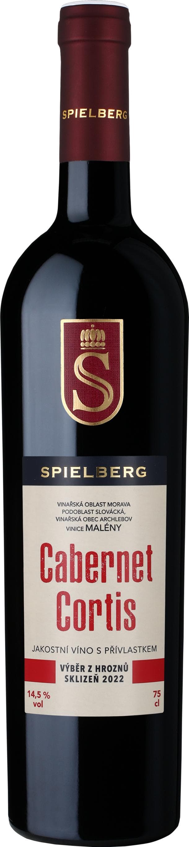 Spielberg Cabernet Cortis BIO výběr z hroznů