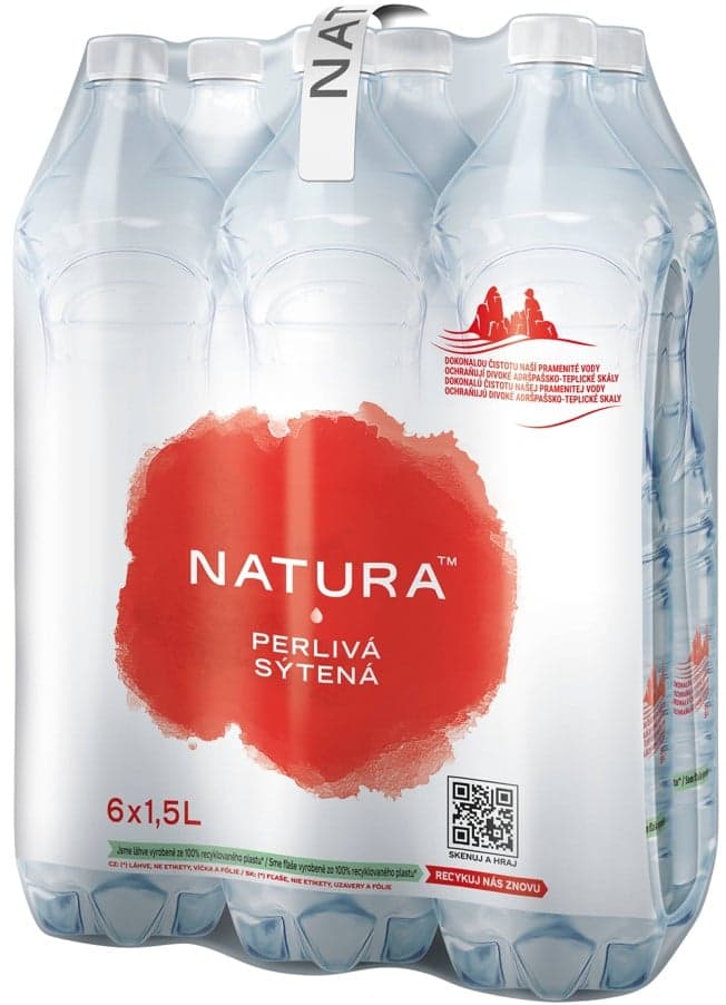 Natura Perlivá voda (6×1,5l)