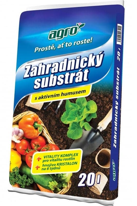 AGRO Zahradnický substrát s aktivním humusem