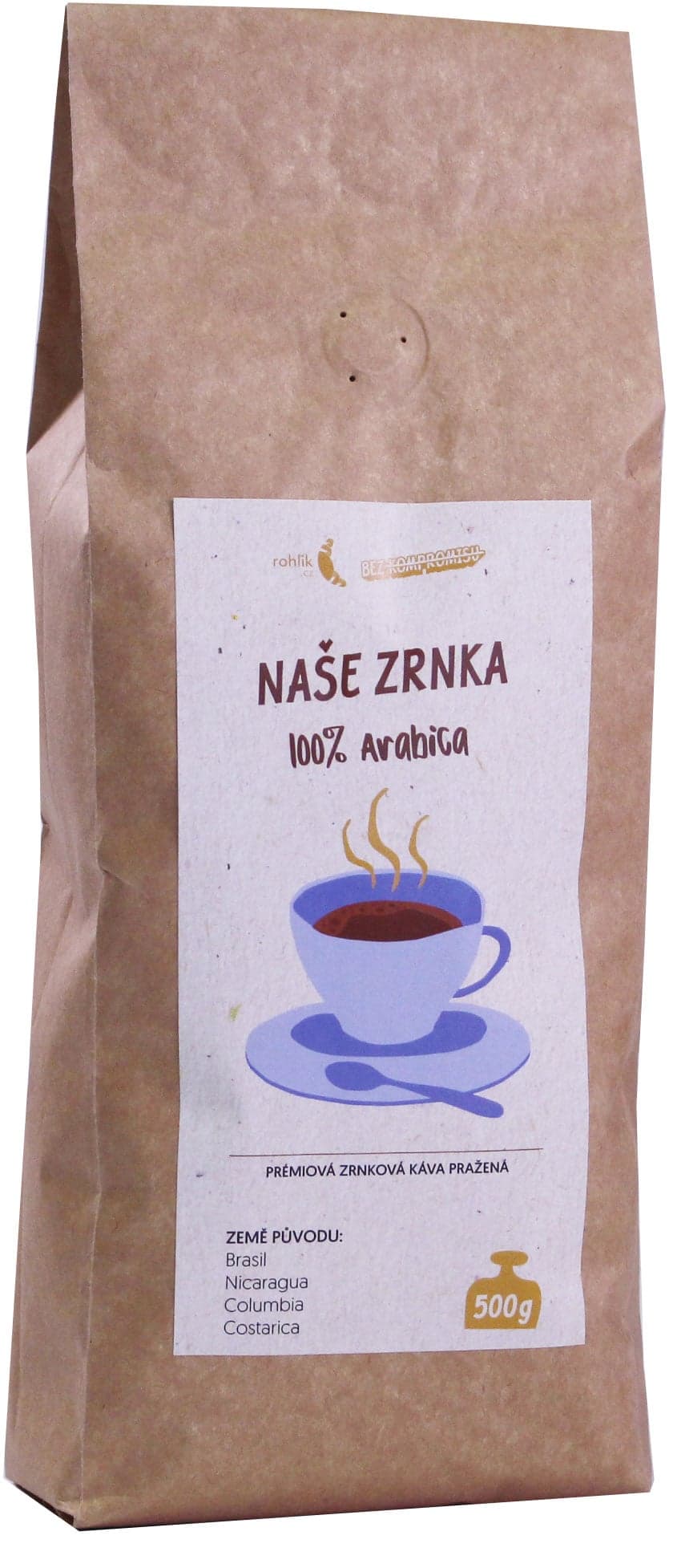 Naše Zrnka 100% Arabica