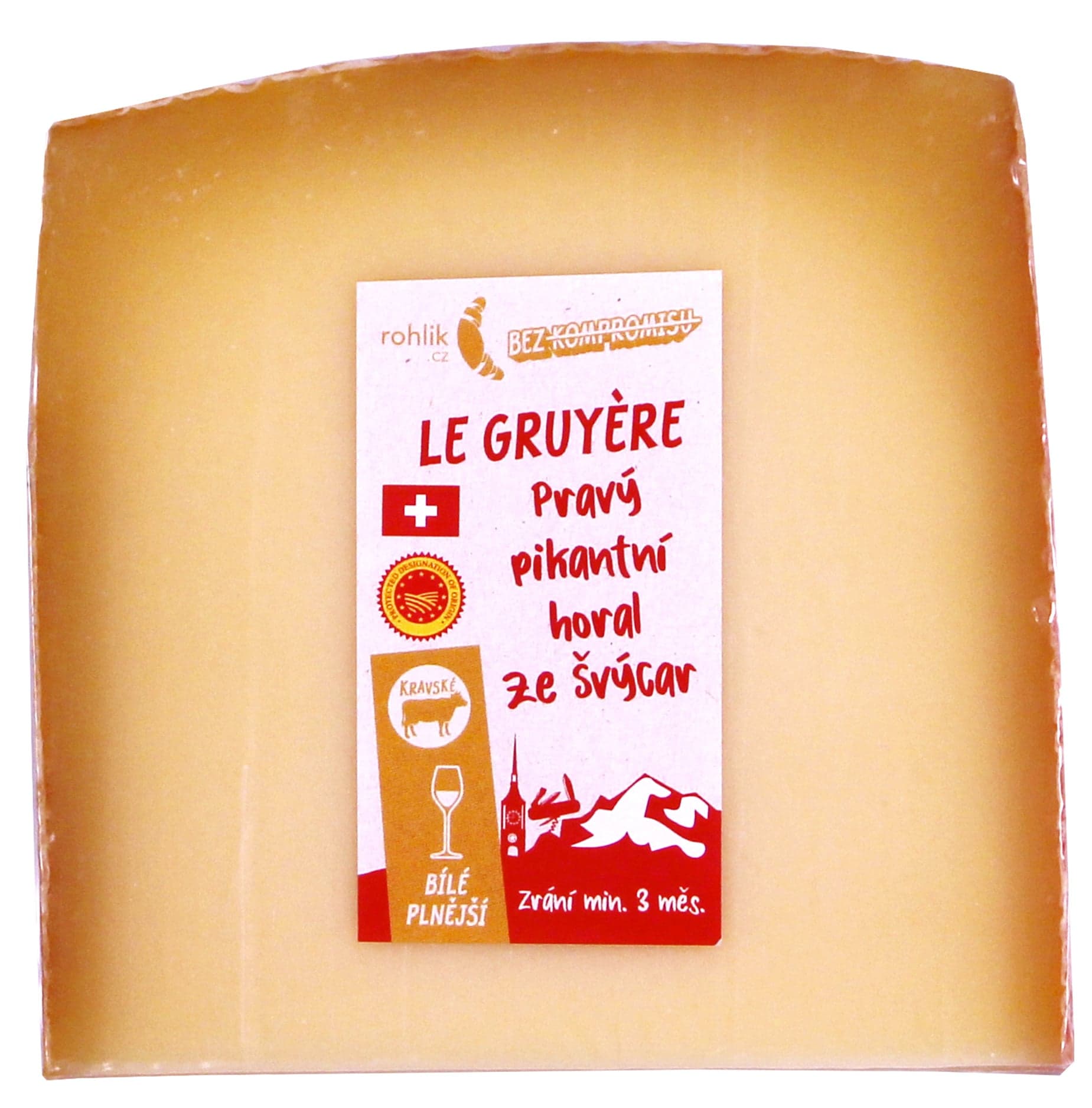 Le Gruyere AOP výkroj