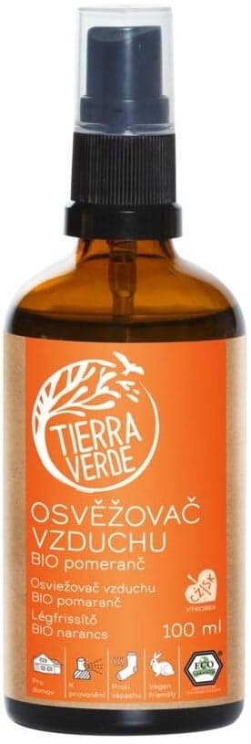 Tierra Verde Osvěžovač vzduchu – BIO pomeranč 100 ml