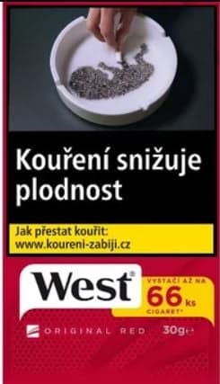 West Red cigaretový tabák