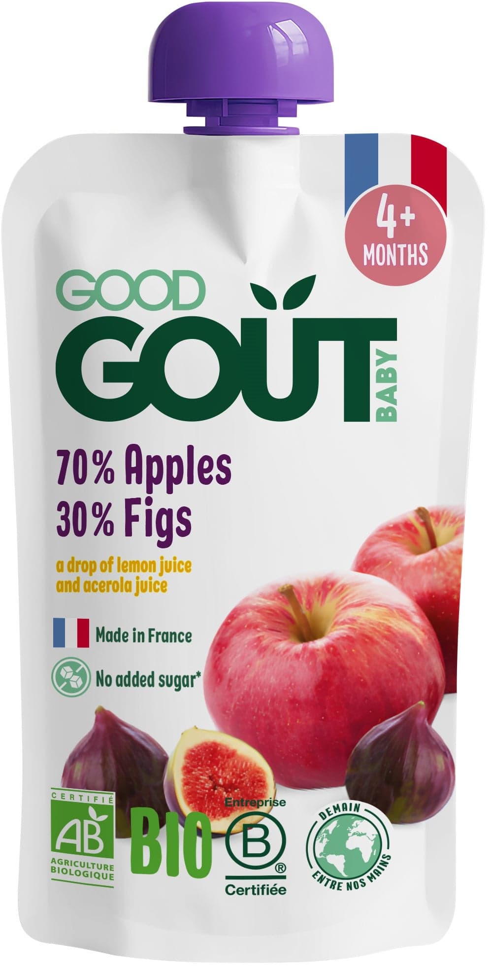 Good Gout BIO Kapsička jablko a fíky 120 g