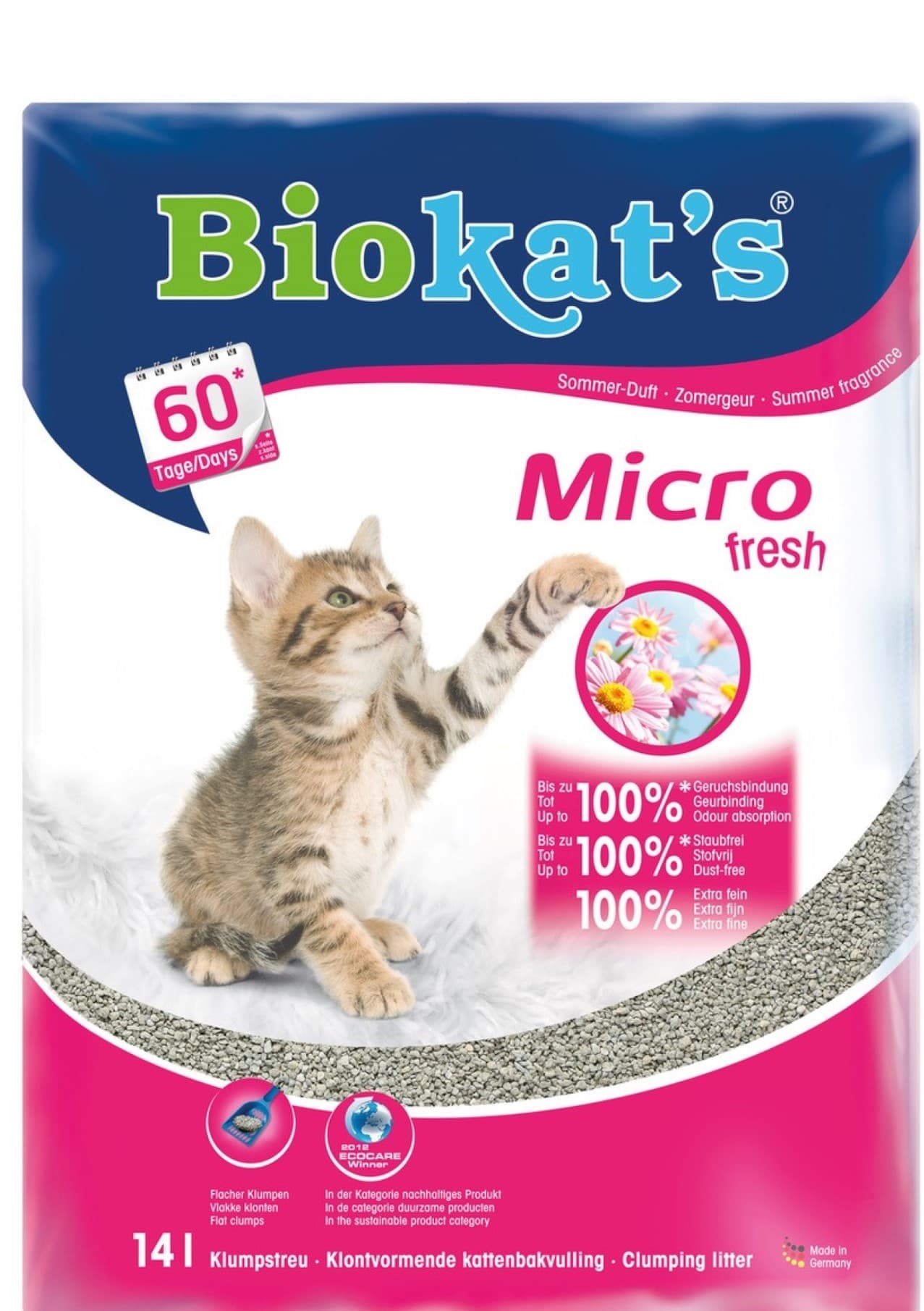 Biokat´s EKO Podestýlka micro fresh – přírodní