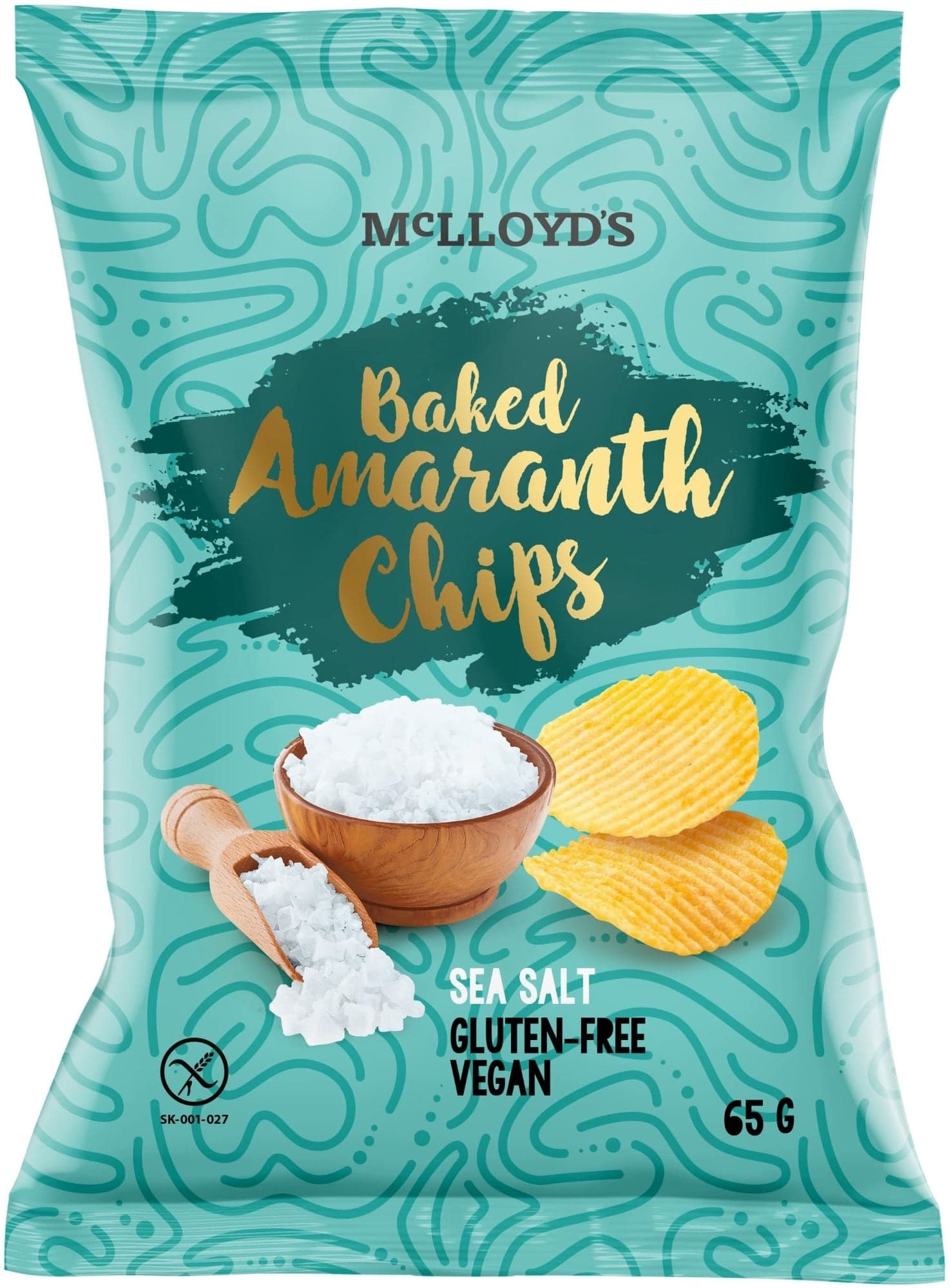 McLloyd's Amarantové lupínky s mořskou solí 65 g