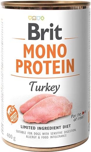 Brit Mono protein Konzerva pro psy – krůtí