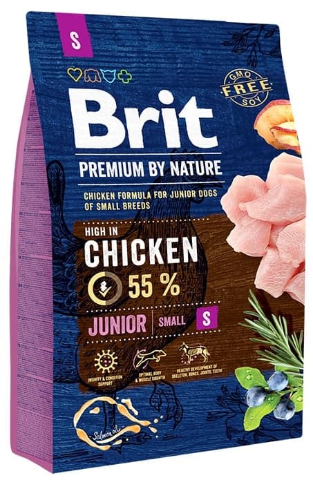 Brit Premium by Nature Junior S Chicken pro psy