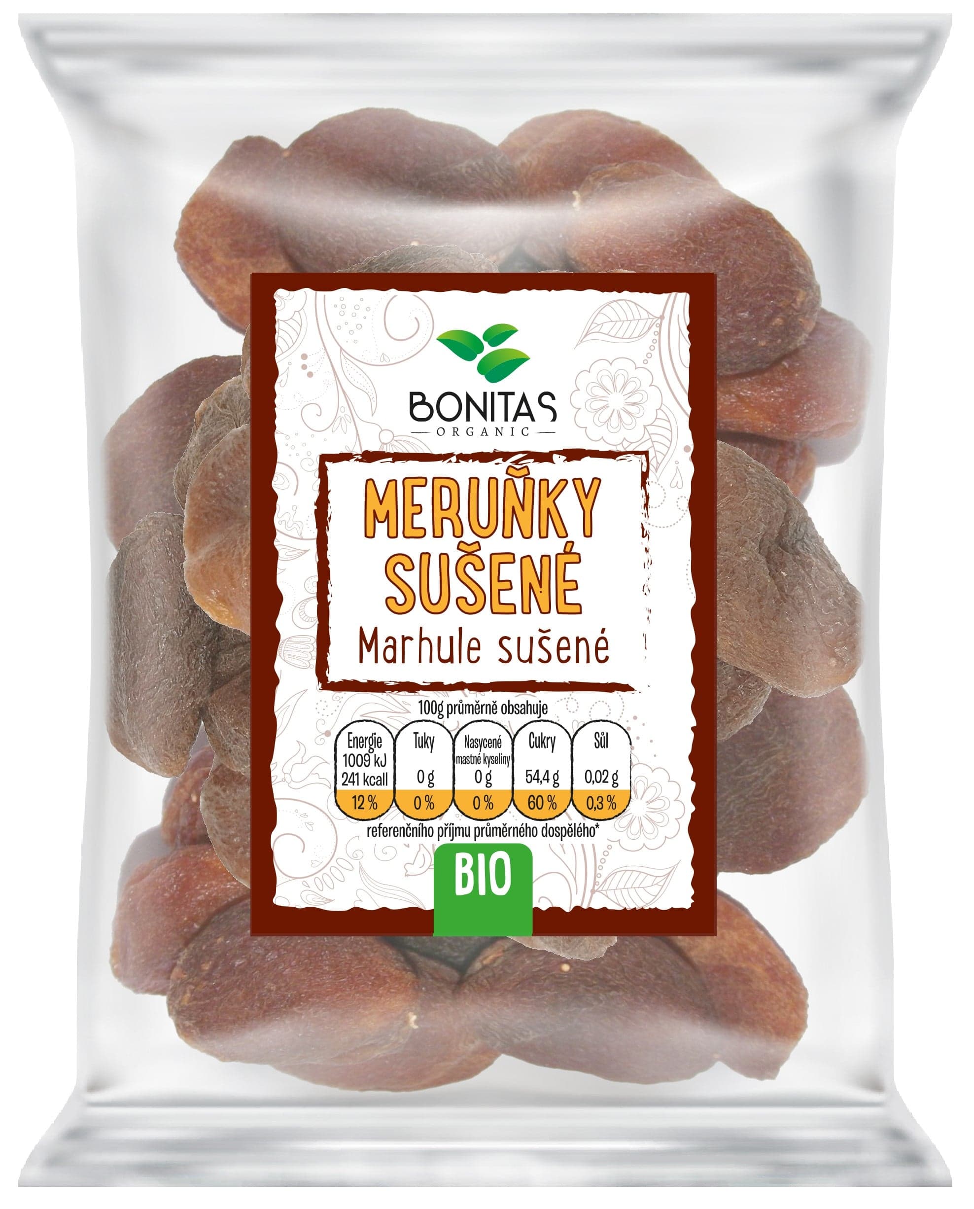 Bonitas BIO Meruňky sušené 80 g
