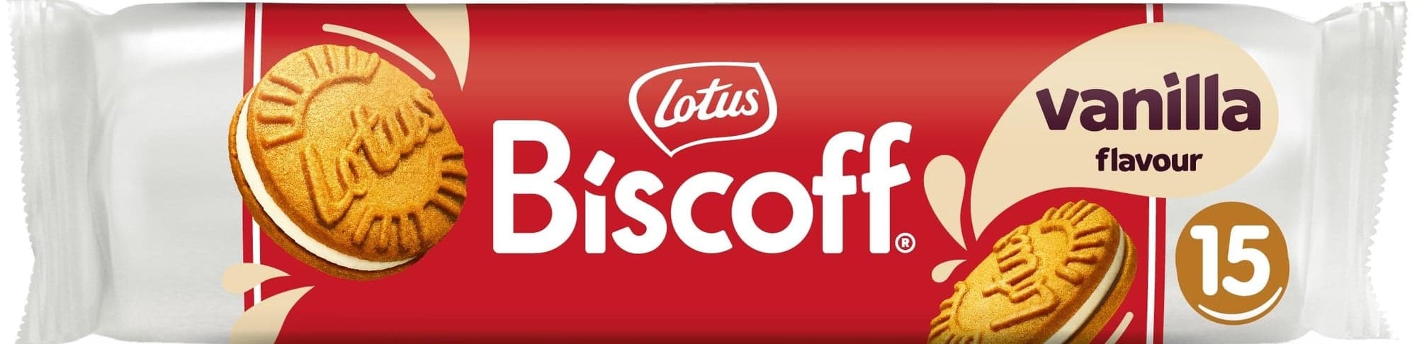 Lotus Biscoff Sušenky plněné krémem s vanilkovou příchutí