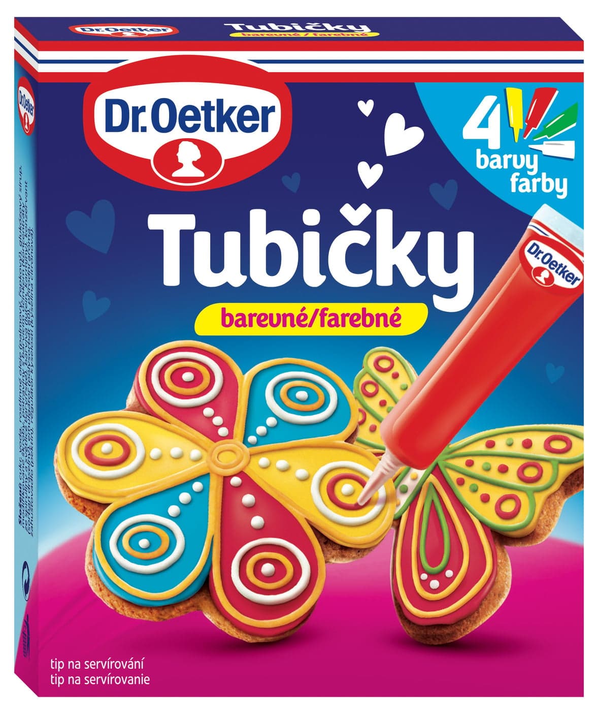 Dr.Oetker Tubičky na zdobení barevné