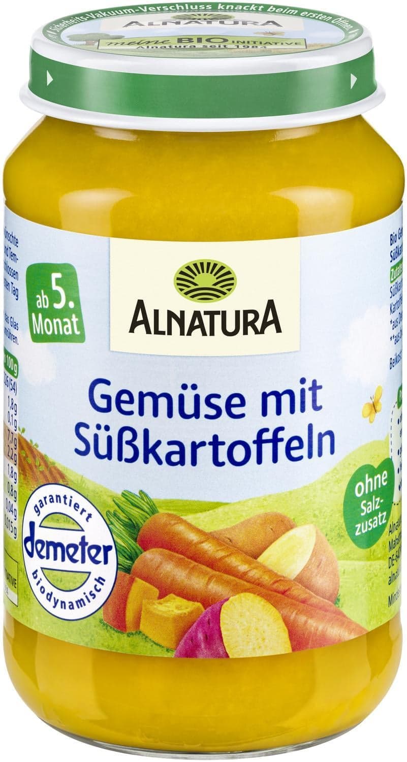 Alnatura BIO Příkrm se zeleninou a batáty
