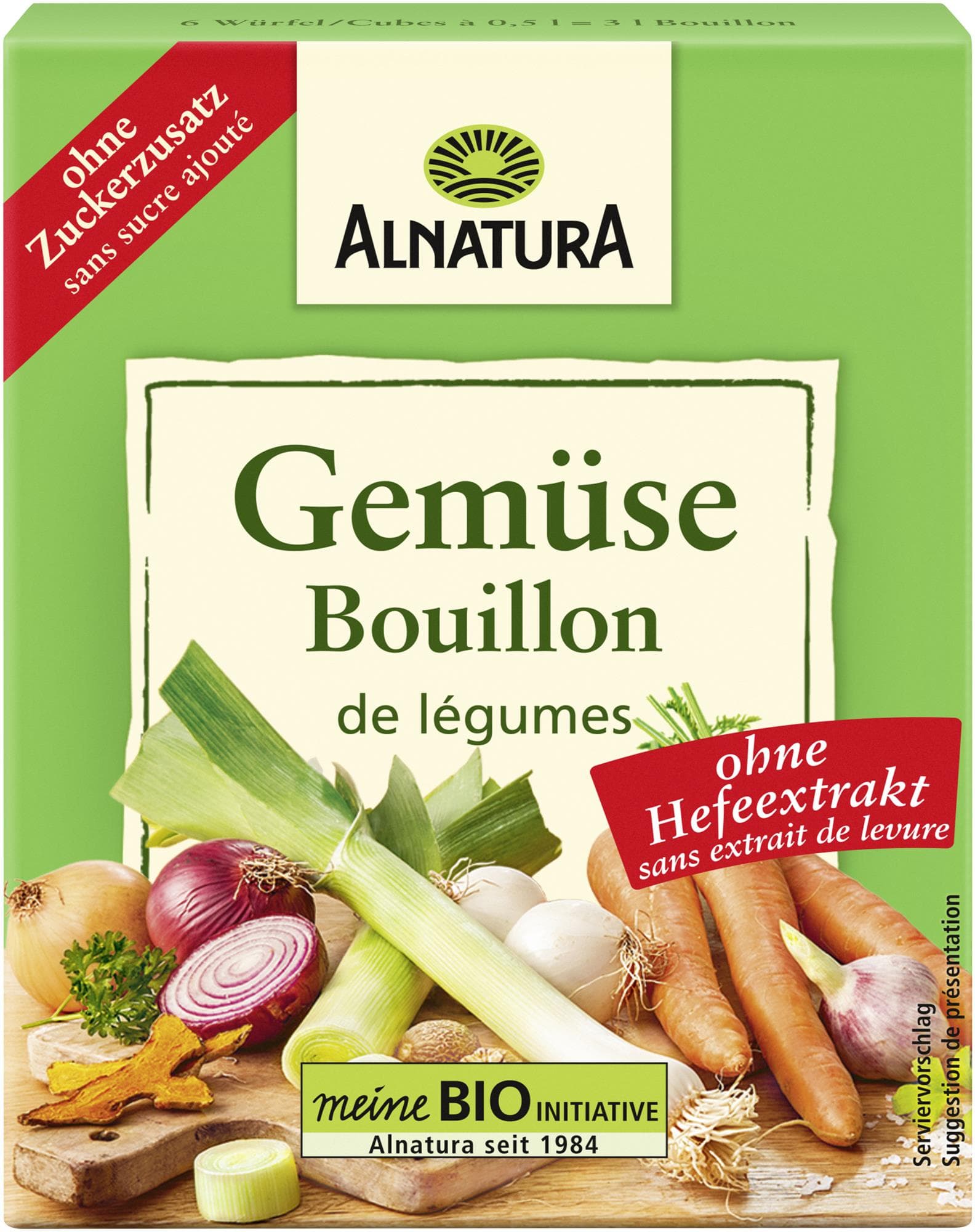 Alnatura BIO Zeleninový bujón v kostce bez droždí