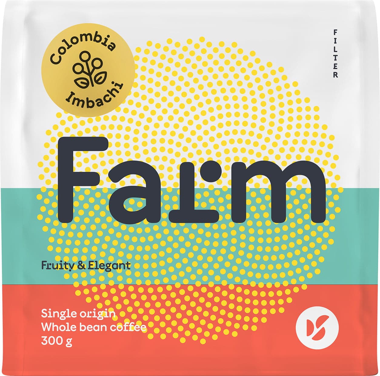 Doubleshot Kolumbie Imbachi/Farm filtr zrnková káva