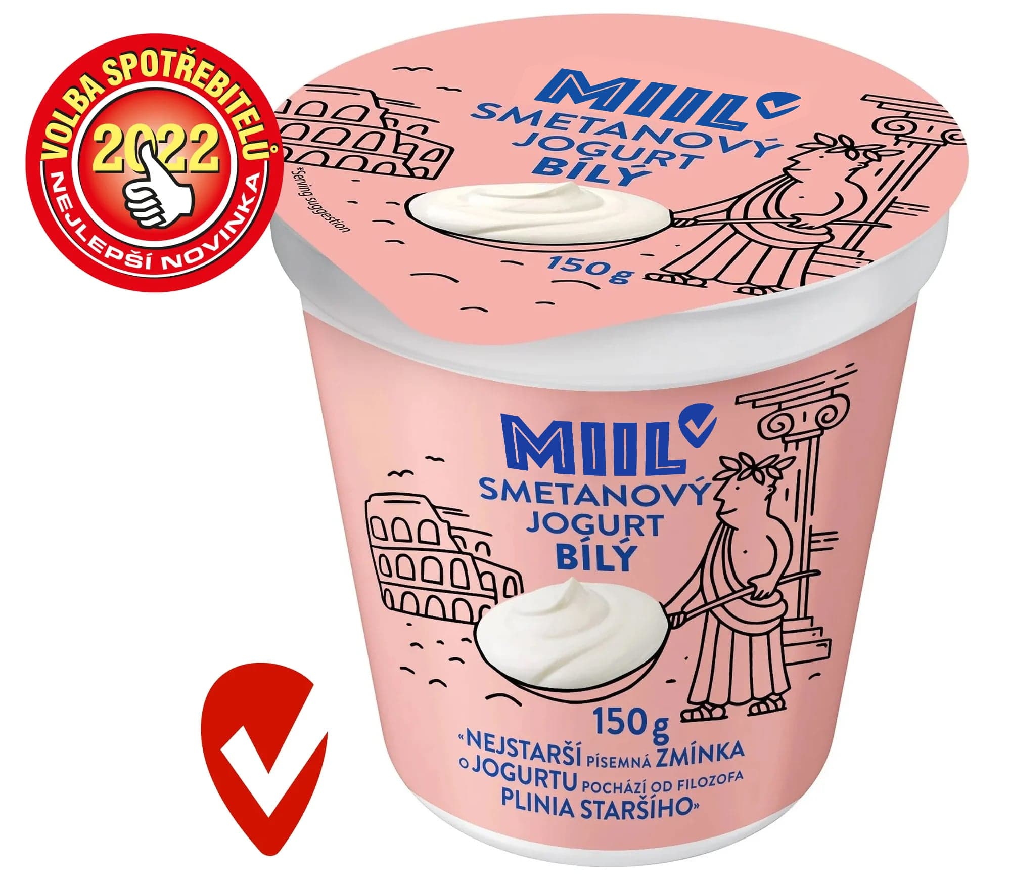 Miil Smetanový jogurt bílý 10 % tuku