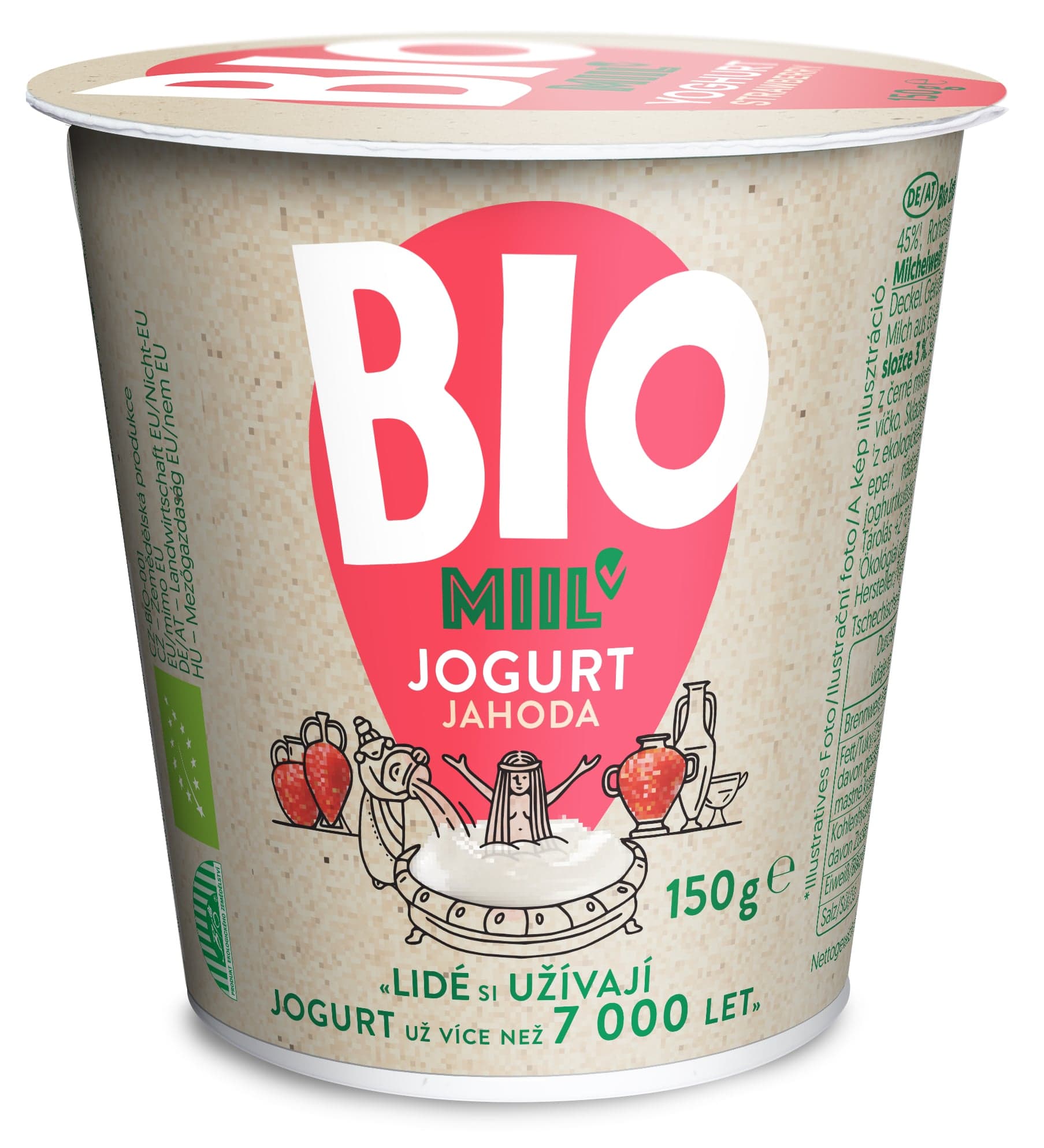 Miil BIO Jogurt jahodový