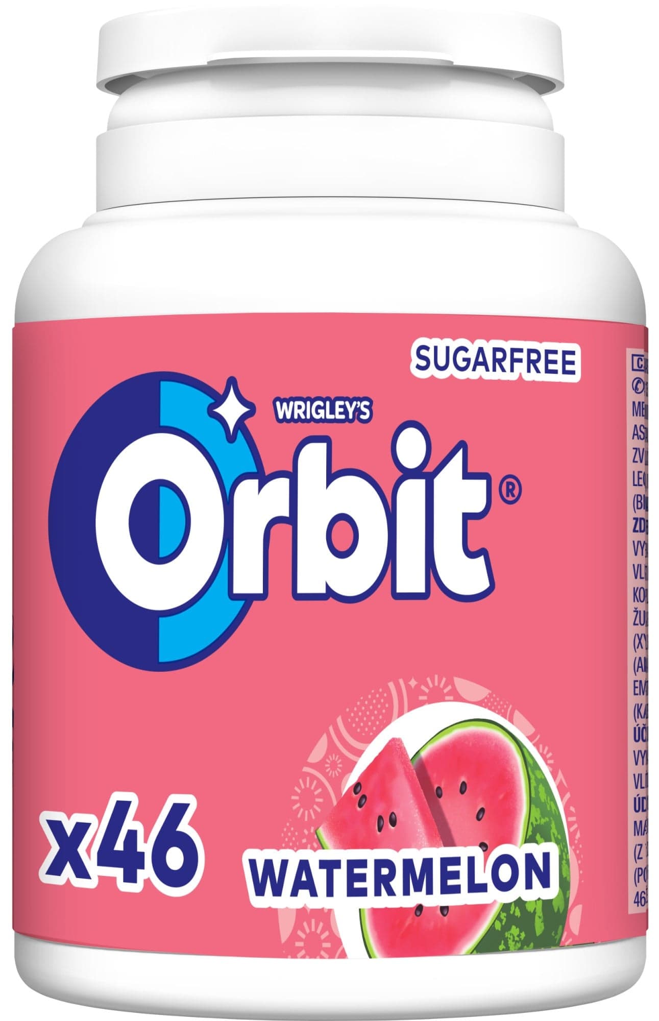 Wrigley's Orbit Žvýkačky bez cukru s melounovou příchutí 64 g