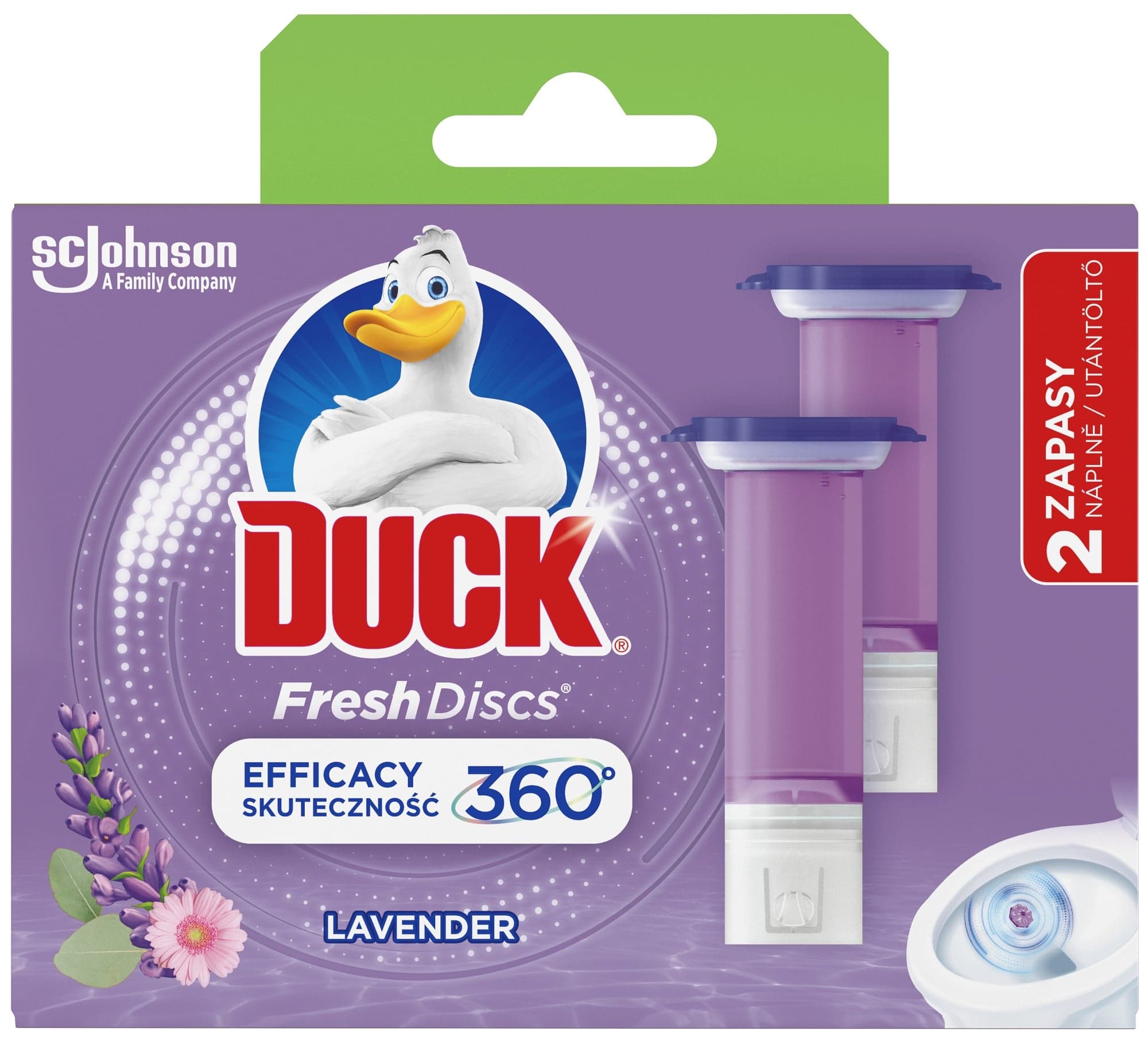 Duck Fresh Discs Duo Lavender, náplň 2×36 ml