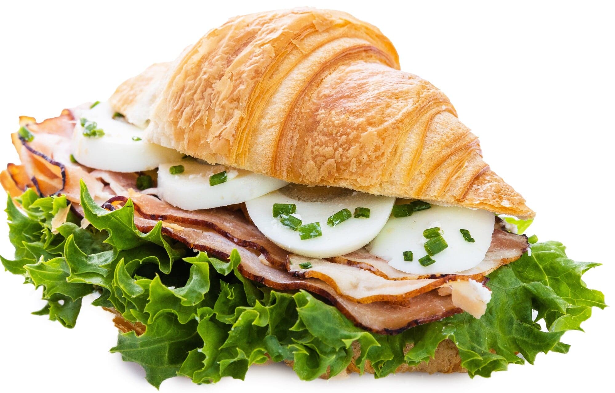 Pappudia Croissant máslový s vejcem, anglickou slaninou a pažitkou 170 g
