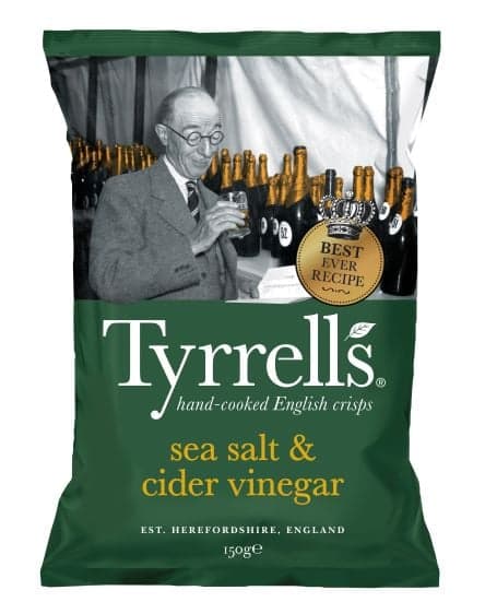 Tyrrells Brambůrky s mořskou solí a jablečným octem