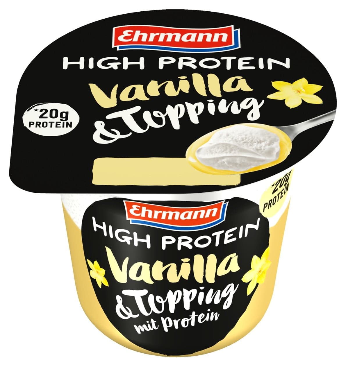 Ehrmann High Protein pudding s toppingem vanilka 200 g