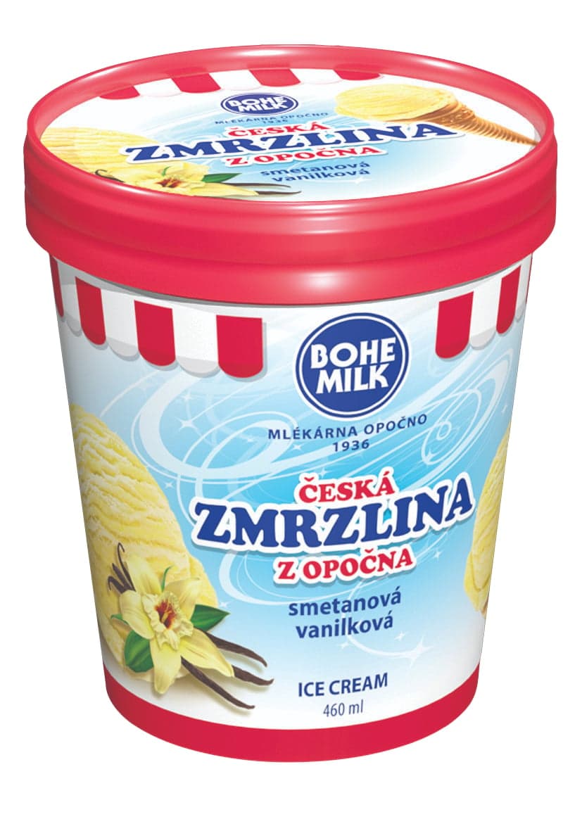 Bohemilk Česká zmrzlina z Opočna vanilková