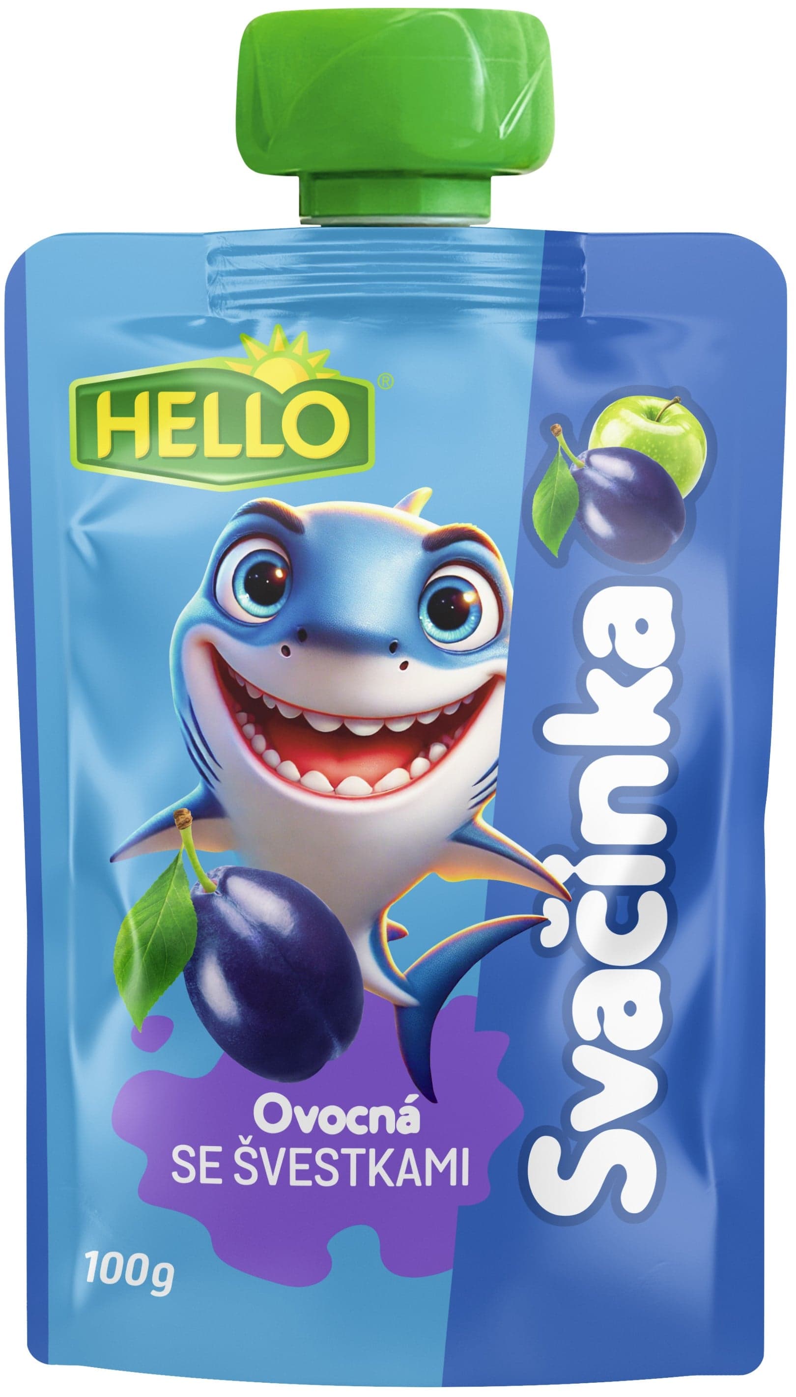 Hello Ovocná svačinka se švestkami kapsička