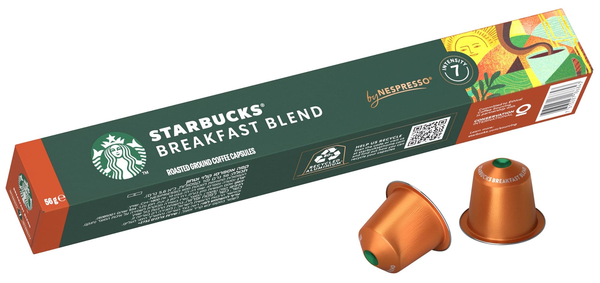 Starbucks Breakfast Blend by Nespresso Medium Roast kávové kapsle 10 ks