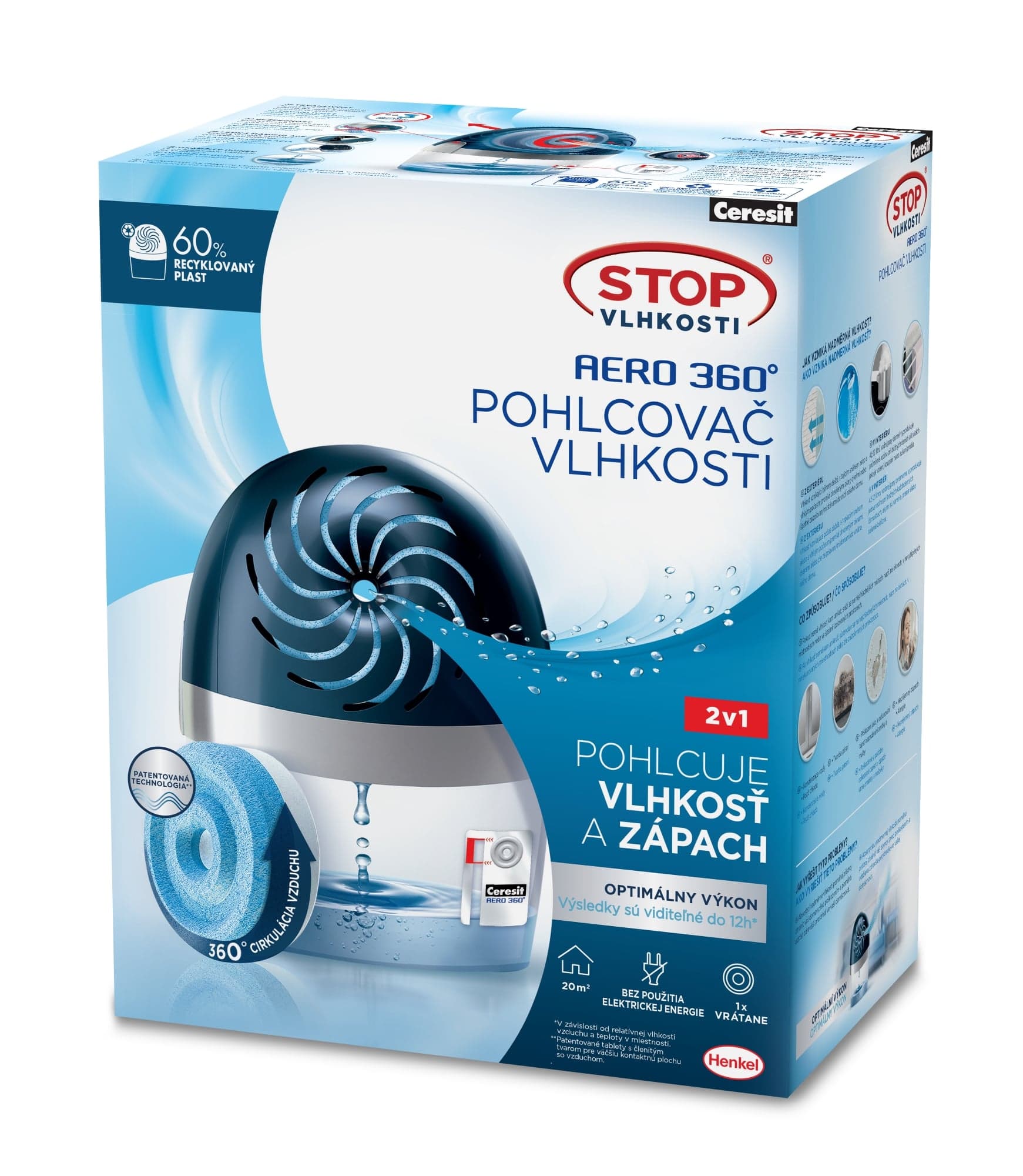 Ceresit Pohlcovač vlhkosti, modrý 1 ks