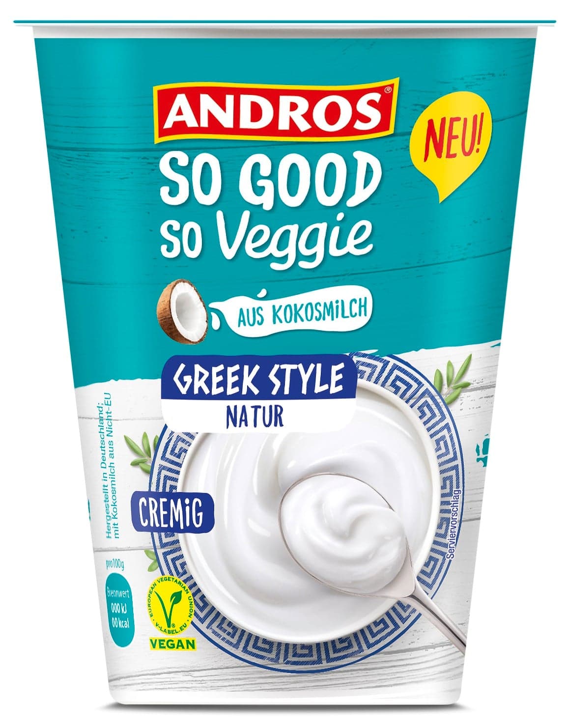Andros So Good So Veggie Veganský dezert řeckého typu z kokosového nápoje