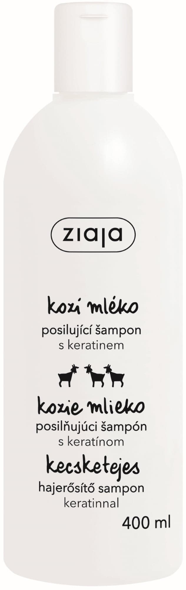 Ziaja Kozí mléko Šampon na vlasy s keratinem