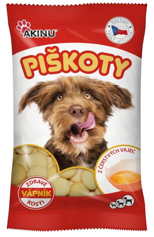 Akinu Piškoty s vápníkem pro psy