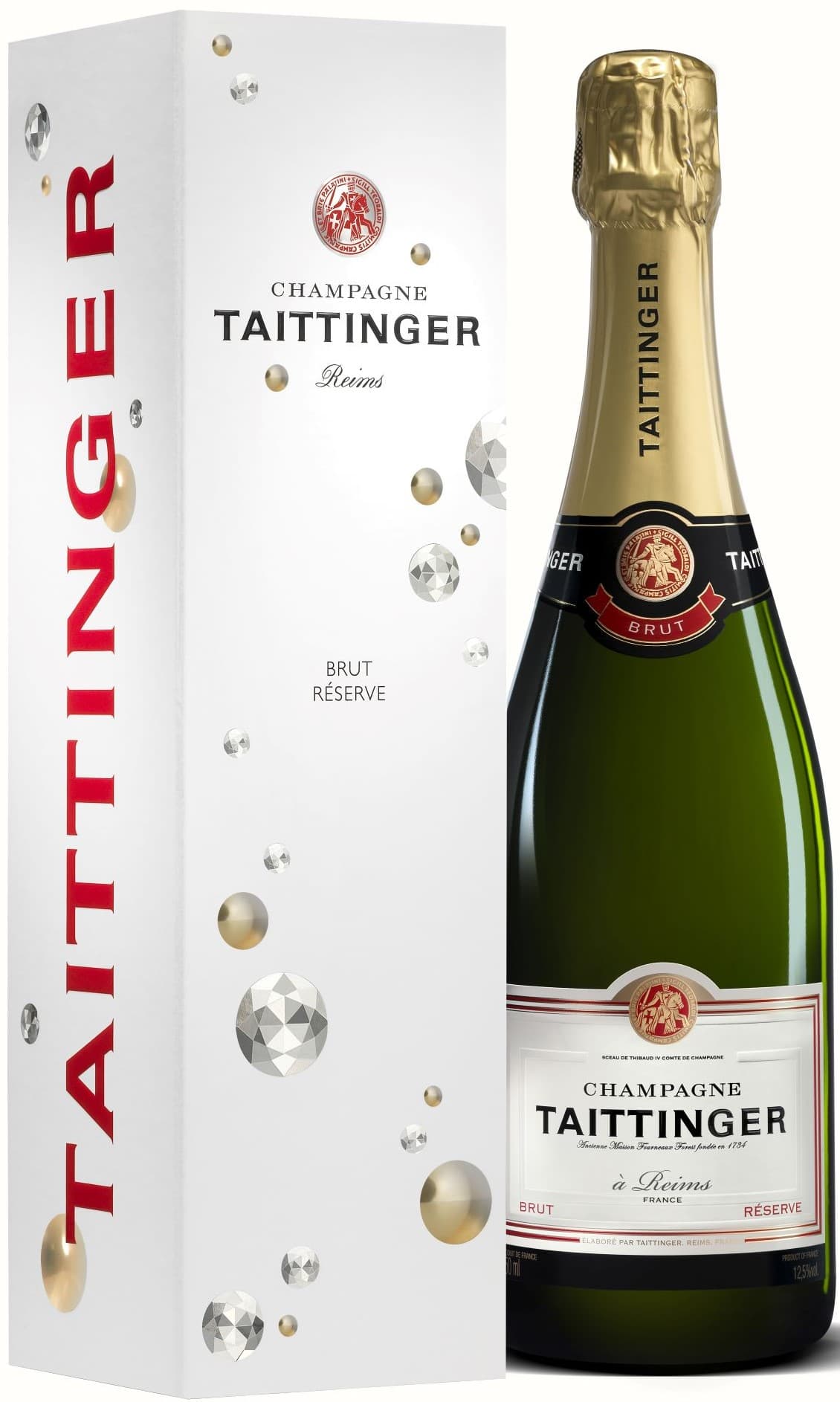 Taittinger Brut réserve, Gift box
