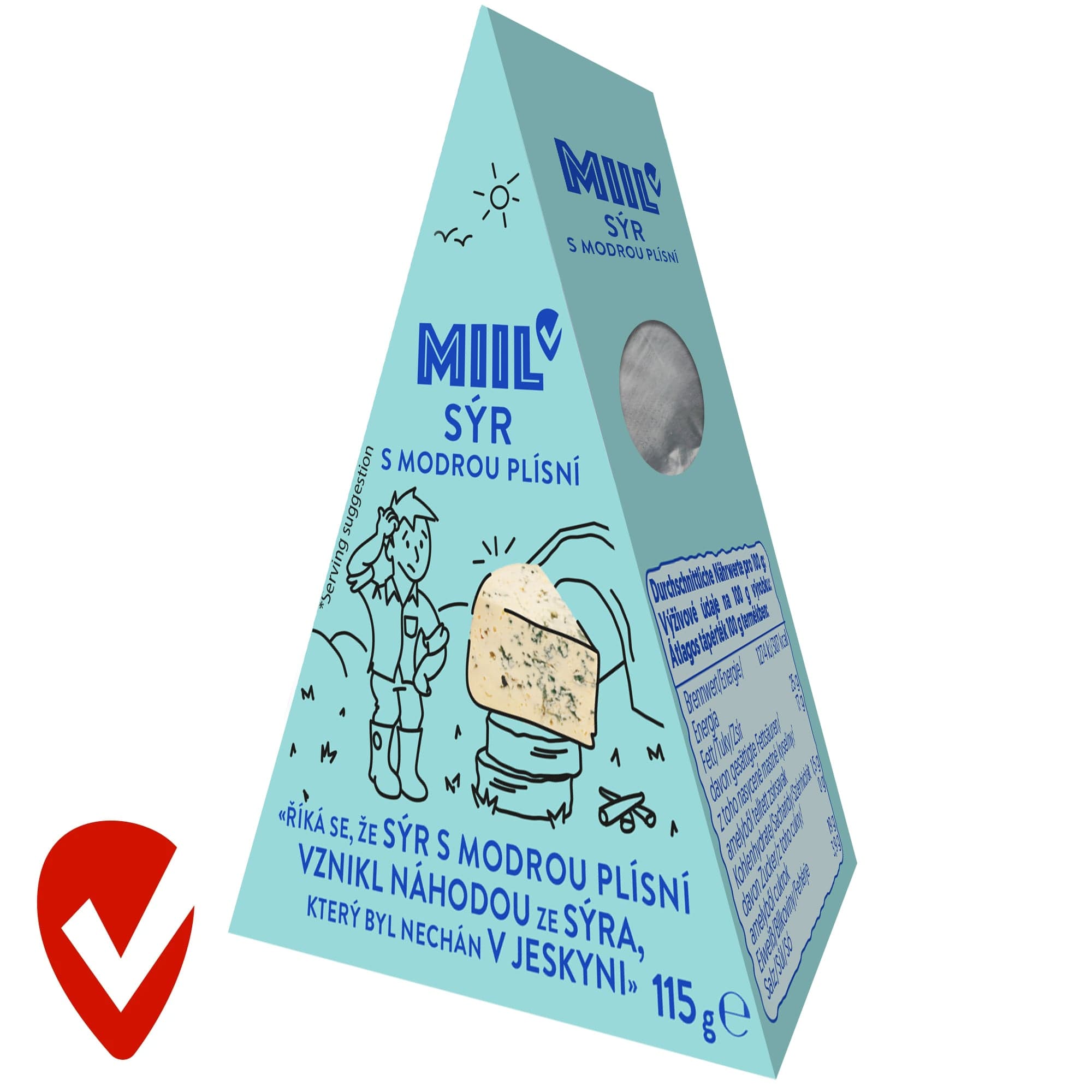 Miil Sýr s modrou plísní 115 g