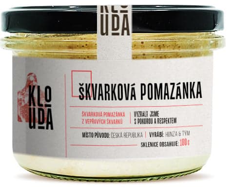 Maso Klouda Škvarková pomazánka 180 g