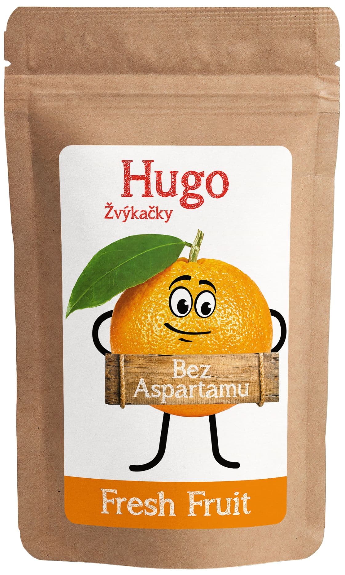 Hugo Žvýkačky bez aspartamu Fresh Fruit 9 g
